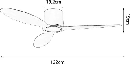 ZEVENTI - LED mennyezeti ventilátor VENTORA LED/24W/230V Wi-Fi Tuya fekete + távirányító