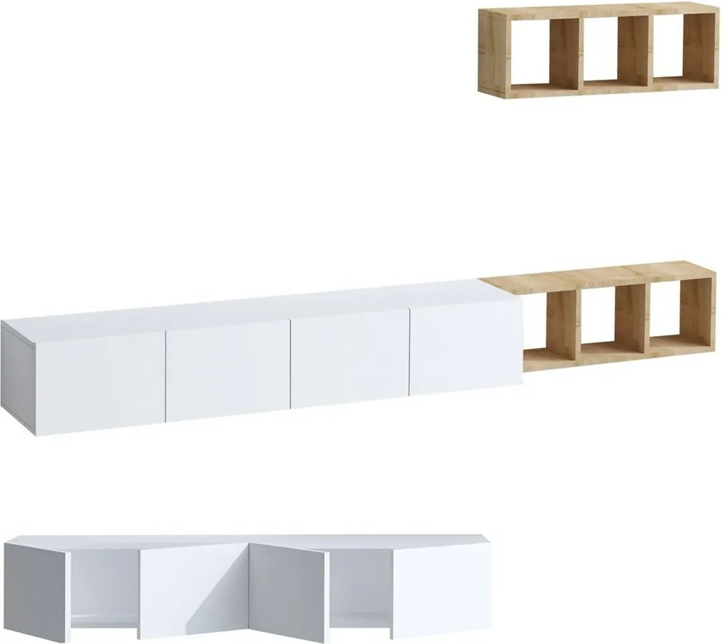 Pia White and Oak televíziós fal