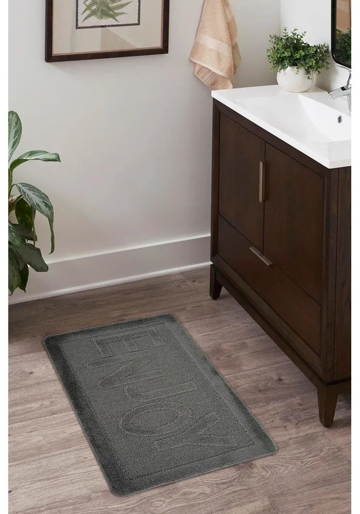 Antracitszürke fürdőszobai kilépő 60x100 cm Enjoy – Foutastic