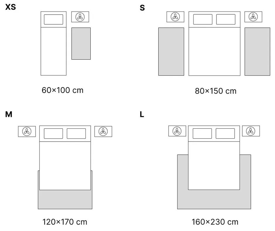 Krémszínű mosható kézi szövésű újrahasznosított pamut szőnyeg 120x170 cm Pamuk – Universal