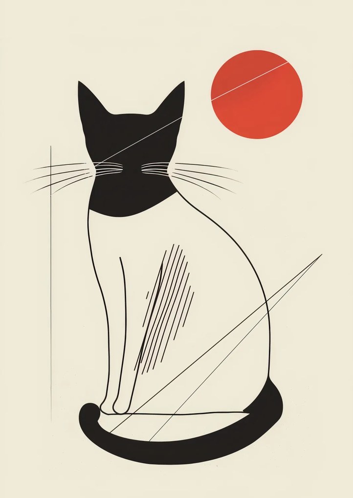 Poszter 42x59,4cm Vörös kör