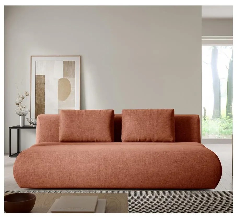 Kihúzható háromszemélyes kanapé FANO barna