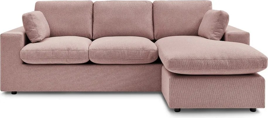 Rózsaszín sarokkanapé Belair – Bobochic Paris