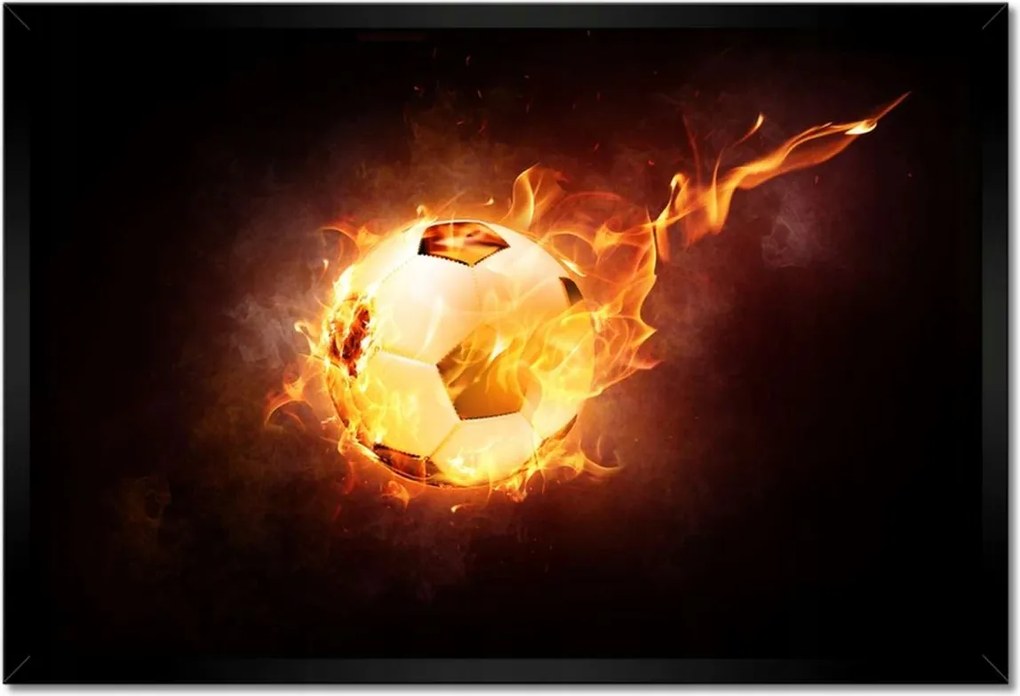 Poszterek keretben 60x40 A labda lángra lobbantja az elmét