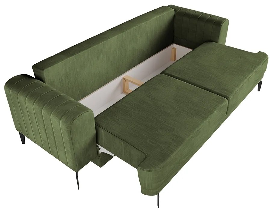 Luzano kinyitható kanapé - olívazöld Vogue 10