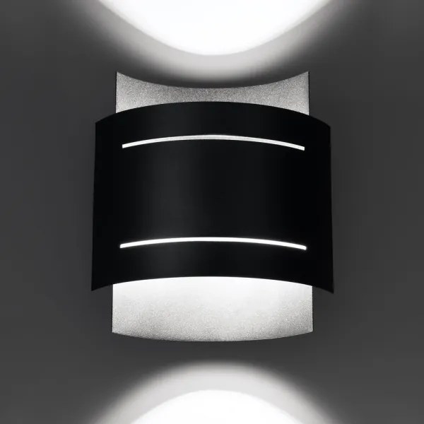 Sollux SL.0981 - Fali lámpa HESTIA 1xG9/40W/230V fekete