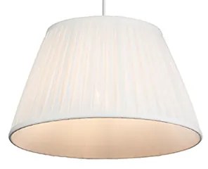Retro lógólámpa fehér 35 cm - Plisse