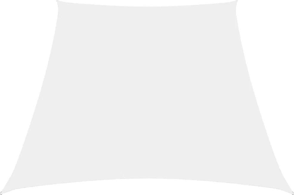 vidaXL fehér trapéz alakú oxford-szövet napvitorla 3/5 x 4 m