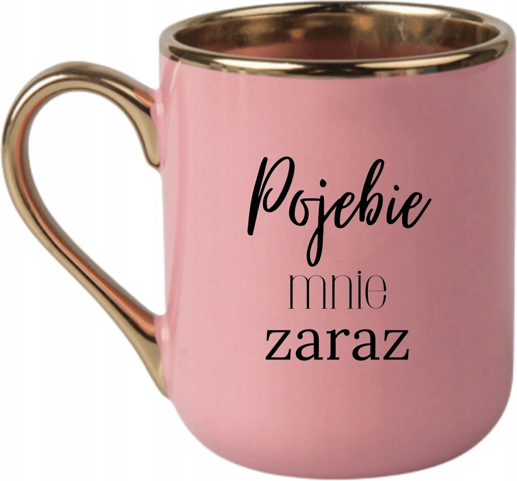 Bögre Elegáns Rózsaszín Arany Rant Vicces Ajándék Meg Azonnal