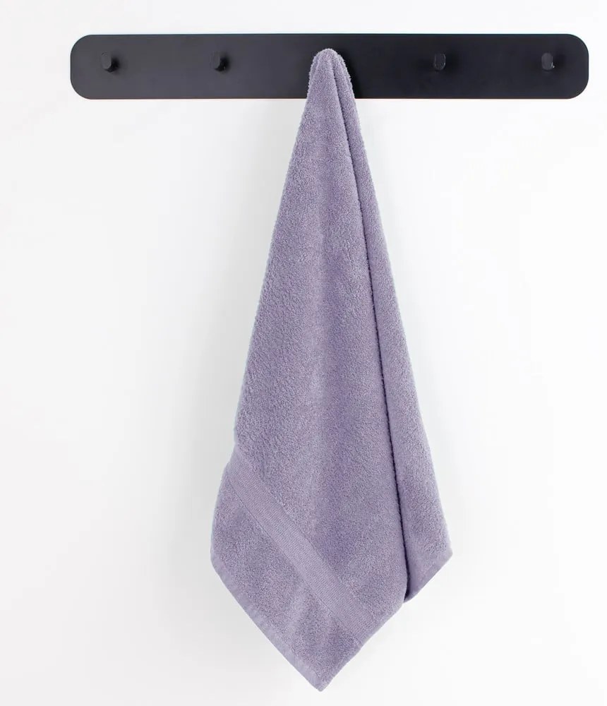 Levendula színű frottír pamut törölköző és fürdőlepedő készlet 10 db-os Marina – Restilo