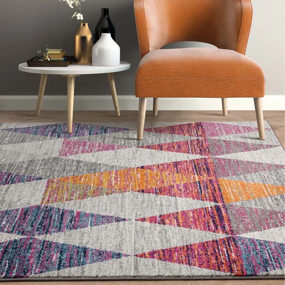 Piros szőnyeg 80x150 cm Muse Harlequin Pink – Asiatic Carpets