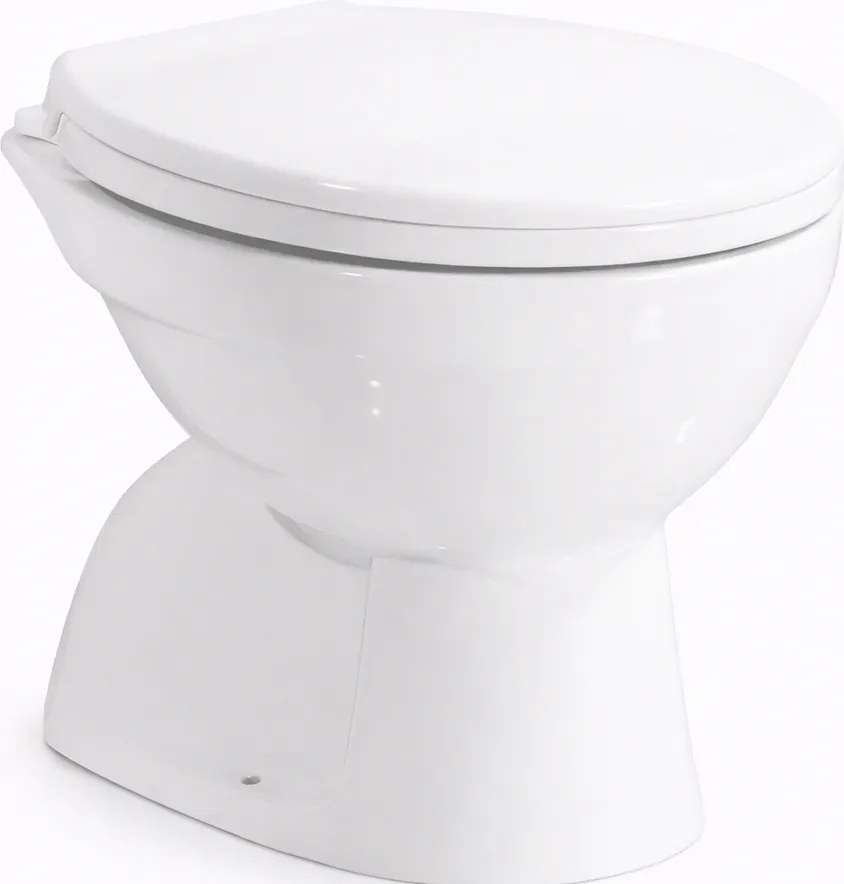 EUROPA || mélyöblítéses WC csésze ülőkével, kerámia, fehér, alsó kifolyású