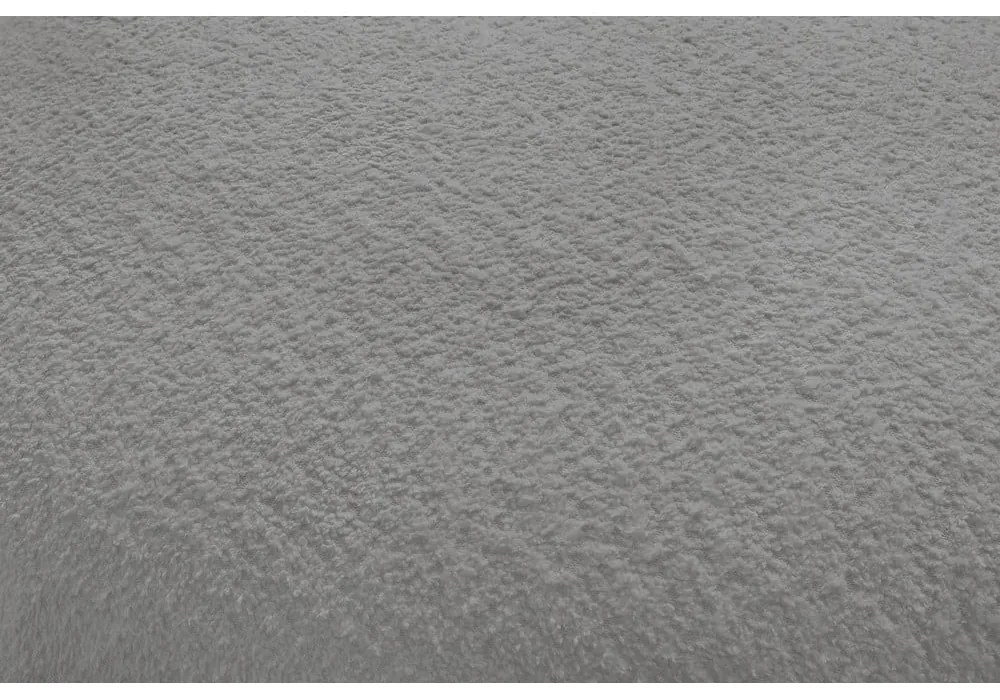 Világosszürke buklé szövet kanapé 260 cm Saint-Germain – Bobochic Paris