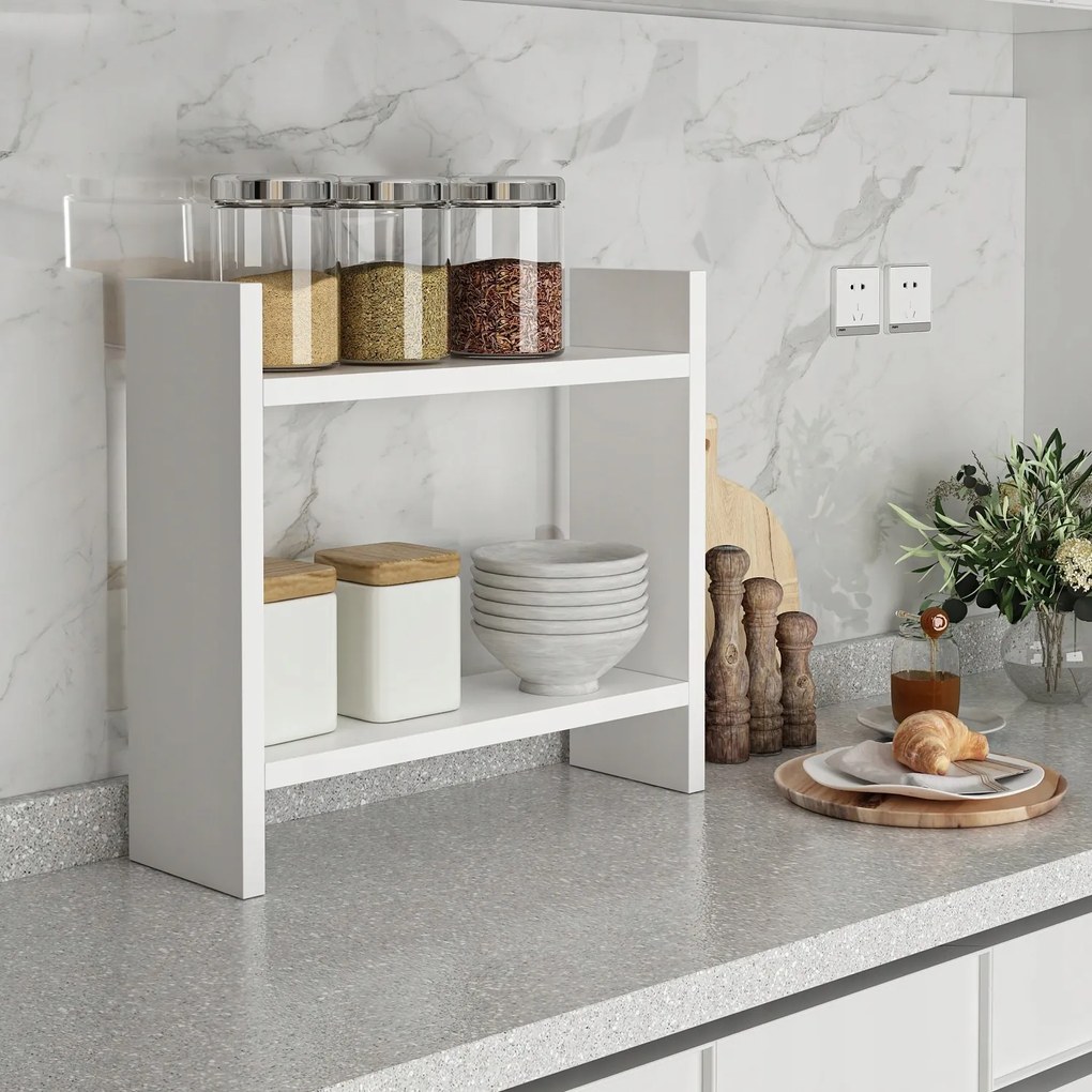 Konyhai polc Denver fehér