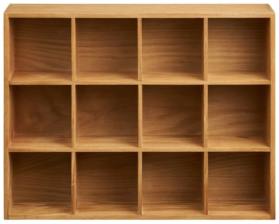 Natúr színű többszintes fali polc tölgyfa dekorral 11 cm Soria – House Nordic