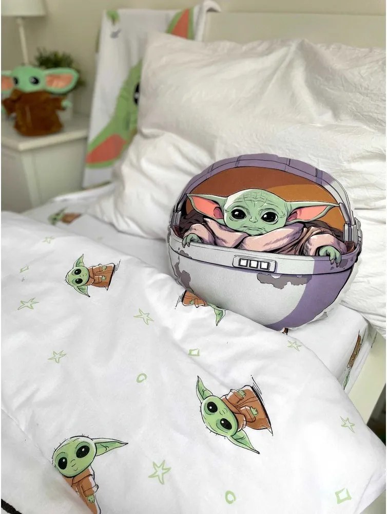 Mikroplüss gyerek párna ø 40 cm Star Wars "Mandalorian 02" – Jerry Fabrics
