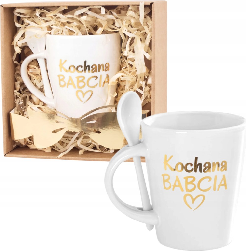 Ajándék Nagymama napi szett Bögre Kanállal Kedves Nagymama