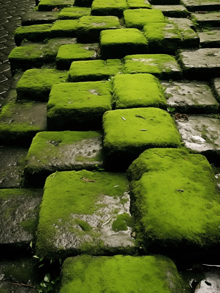 Poszter 30x40cm Zöld Mozaik