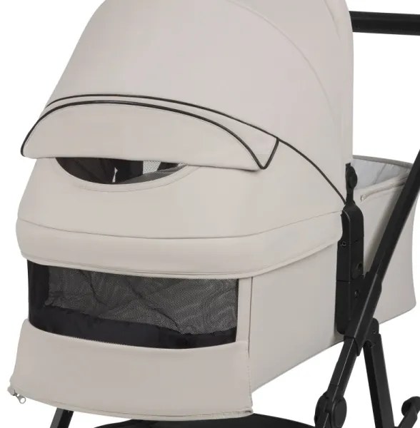 Lionelo - AMBER PLUS 2 az 1-ben kombinált babakocsi, homokbézs