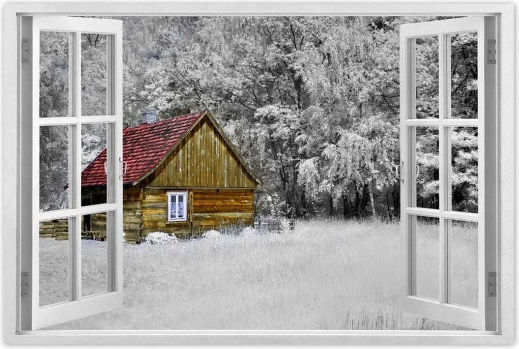 Poszterek 90x60 Fa ház Bale