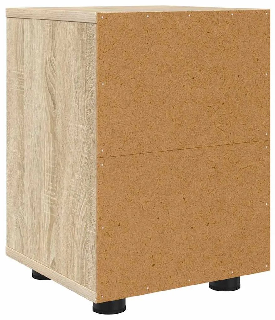 Éjjeli asztal fiókkal Sonoma tölgy 30,5 x 30 x 43 cm Faanyag