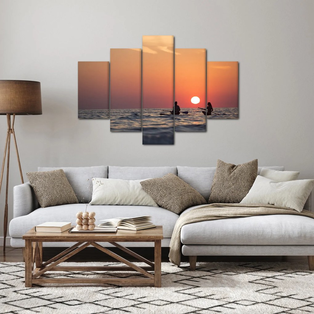 Kenuzók képe naplementekor (150x105 cm)