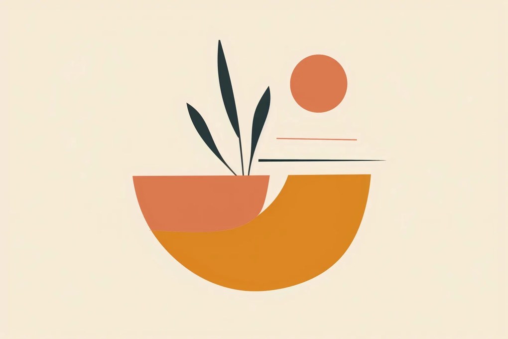 Poszter 30x20cm Minimalista Nyugat