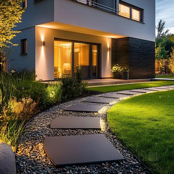 Kültéri fali lámpa 2xGU10/35W/230V IP54 kerek fekete