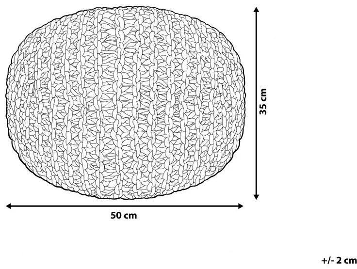 Taburett 50x35 cm Conover (sötétszürke). 1011306