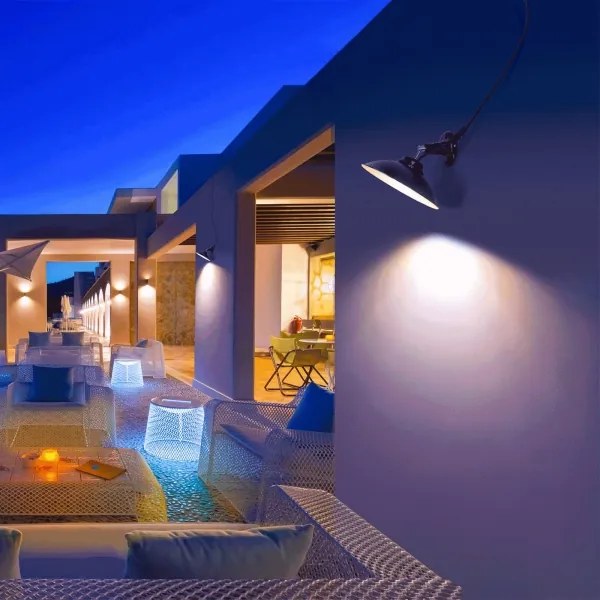 Aigostar - LED Napelemes fali lámpa LED/3,2V 3000K/4000K/6500K IP65 + távirányító