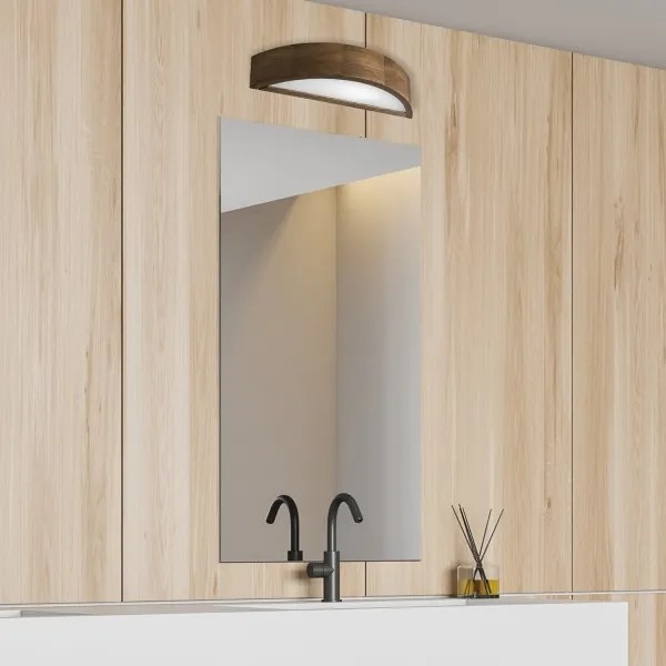 Brilagi - LED fali lámpa CARVALHO 1xE27/15W/230V tölgy dió