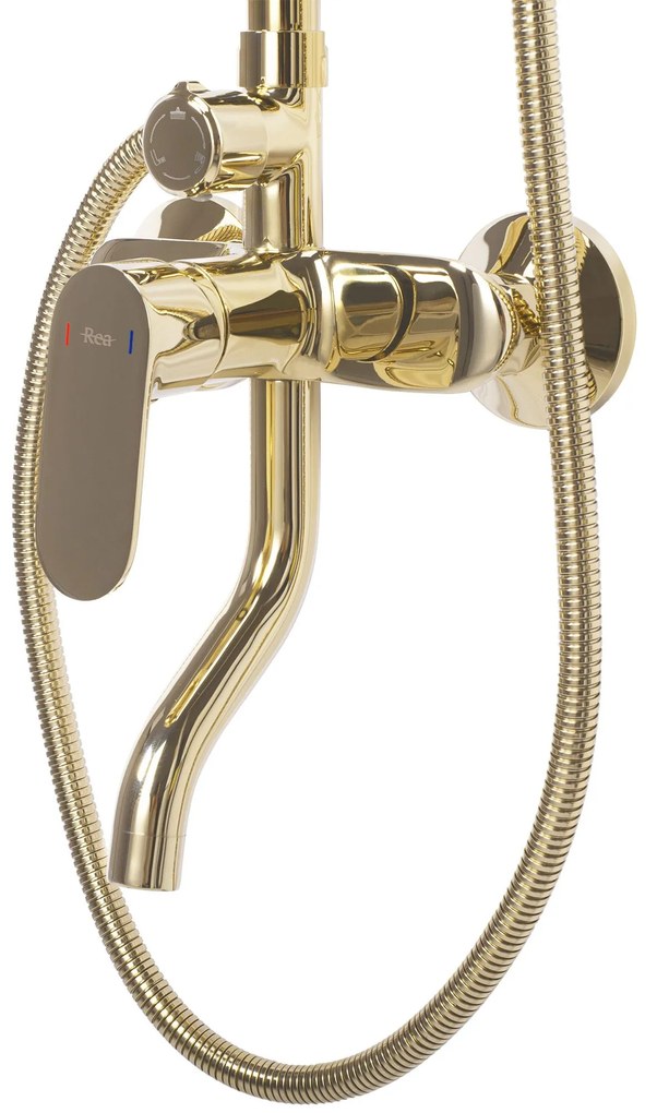 Zuhanyszett REA SALTON GOLD