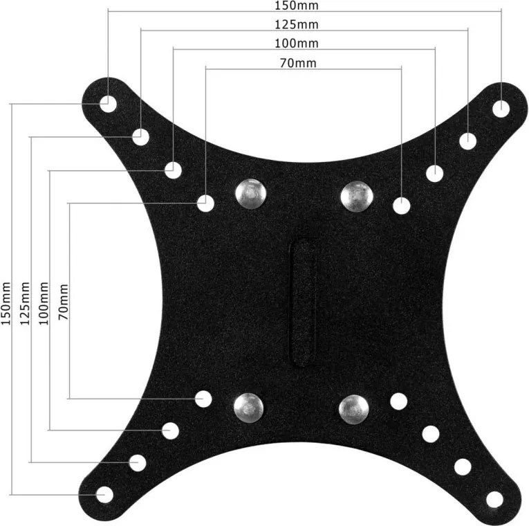 MOUNTY Fali tartó LCD TV-re 30"