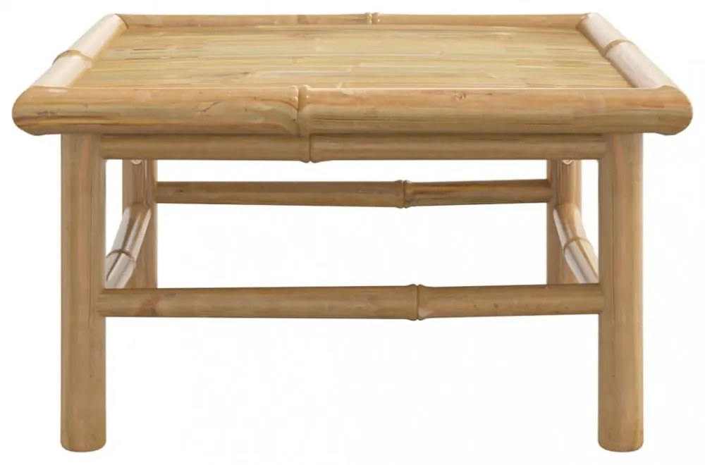 bambusz kerti asztal 65 x 55 x 30 cm