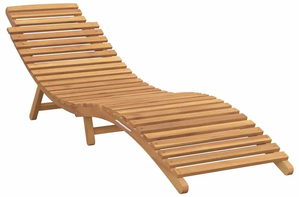 Napozó Barna 184 x 55 x 59 cm Tömör Teakfa