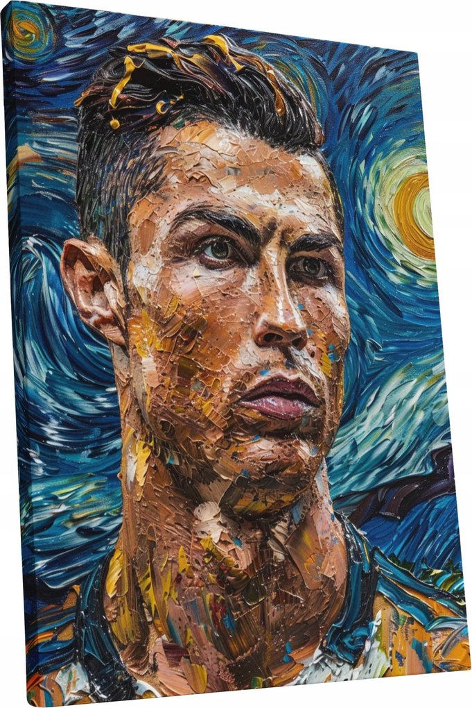 Cristiano Ronaldo CR7 vászonkép otthonra nappaliba ajándék 30x40