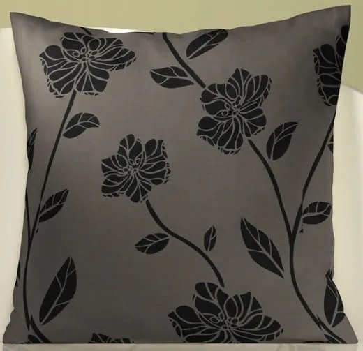 Buffalo párnahuzat. 40x40 cm. kol. szürke