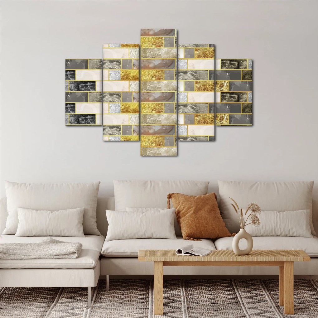 Kép - Dekoráció textúrákkal (150x105 cm)