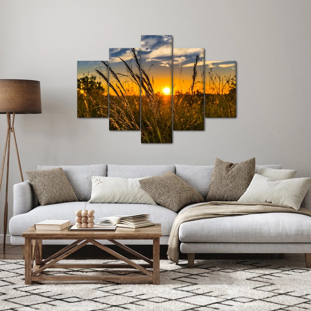A mező naplementekor képe (150x105 cm)