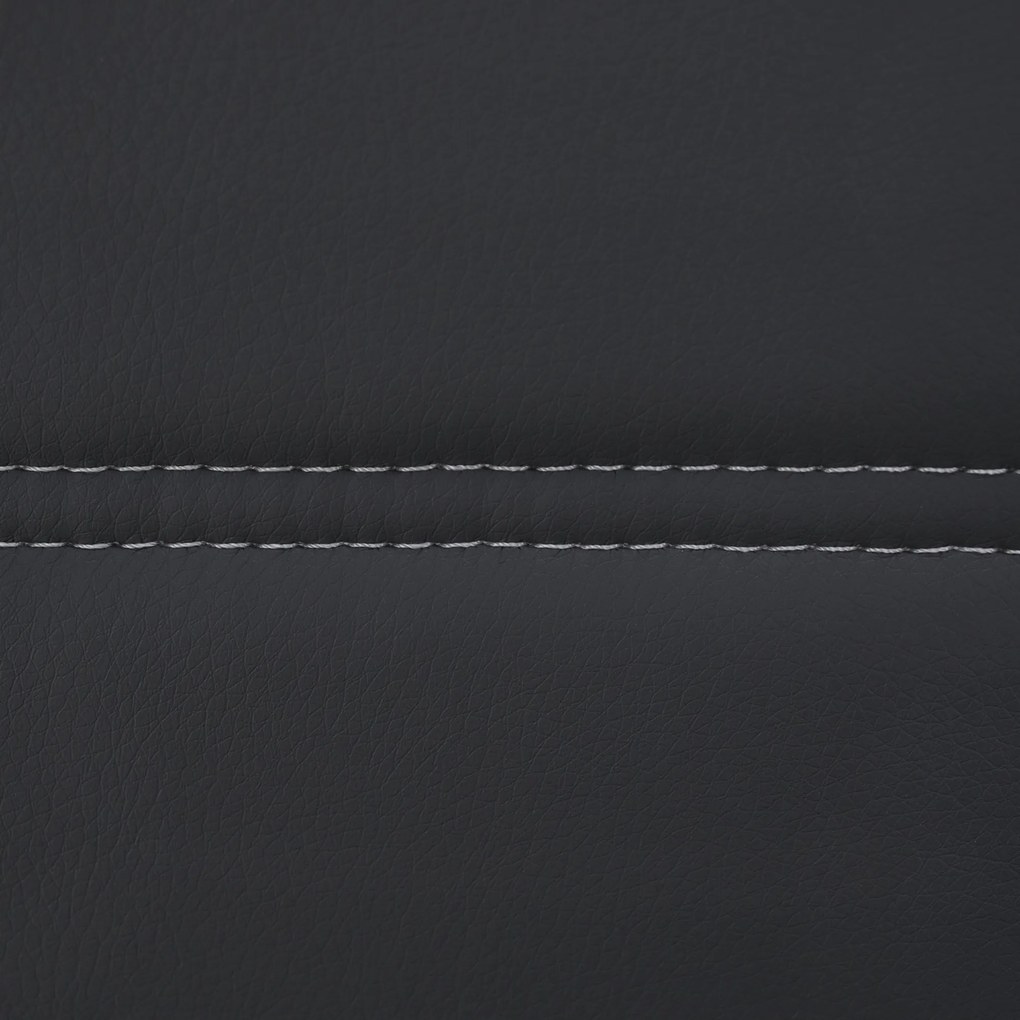 Étkezőszék, sötétszürke/világos varrat, ABIRA NEW