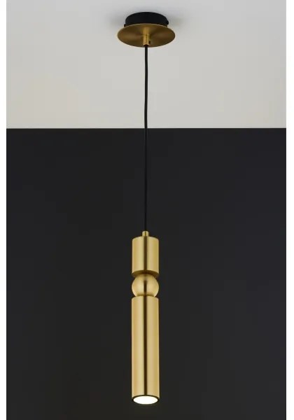 Jupiter 2009 - Csillár zsinóron ALAS 1xGU10/10W/230V arany