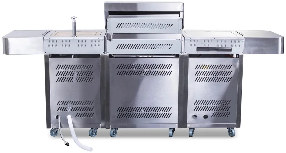 G21 Arizona gázgrill, BBQ Premium Line konyha 6 égőfej + ajándék nyomáscsökkentő