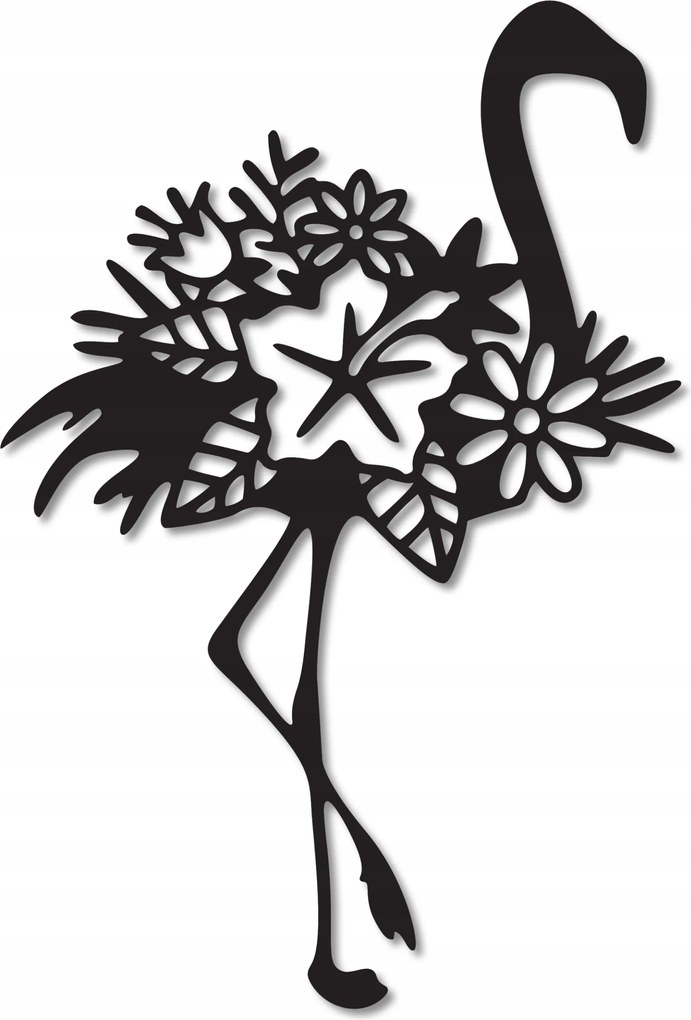 Áttört Kép Flamingó Panel 3D Fali Dekoráció Fa Kép Áttört