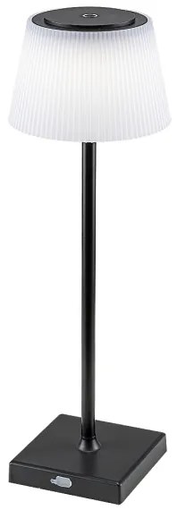 Rabalux 76010-LED Dimmelhető újratölthető asztali lámpa TAENA LED/4W/3,7V IP44 fekete
