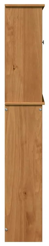 WC Szekrény VIGO mézbarna 60 x 27 x 161 cm Tömör fenyőfa