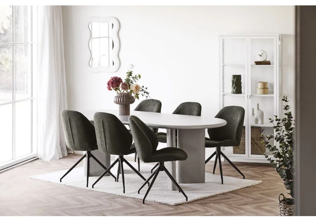 Monte Carlo forgó étkezőszék ecobőr zöld