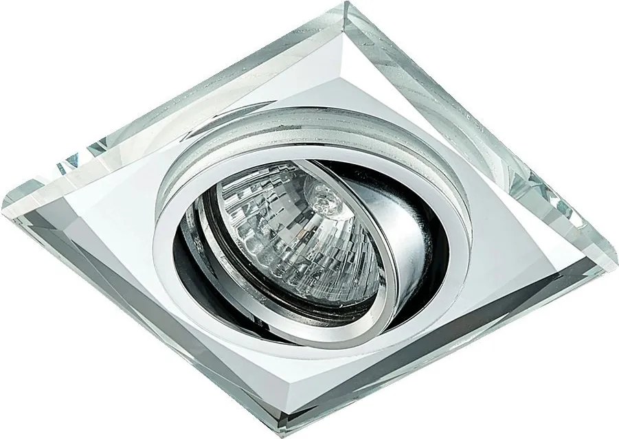 Prezent ELEGANT GLASS MOVABLE 71052 Beépíthető spotlámpa 1x50W/GU10 IP20