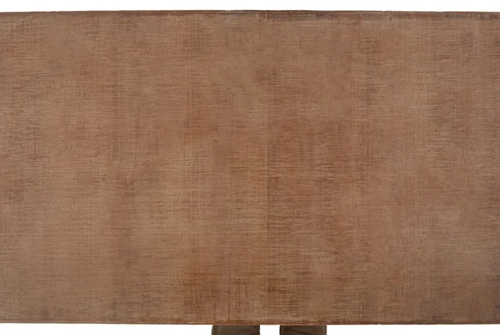 Barna tömör fenyő dohányzóasztal 91 x 51 x 38 cm