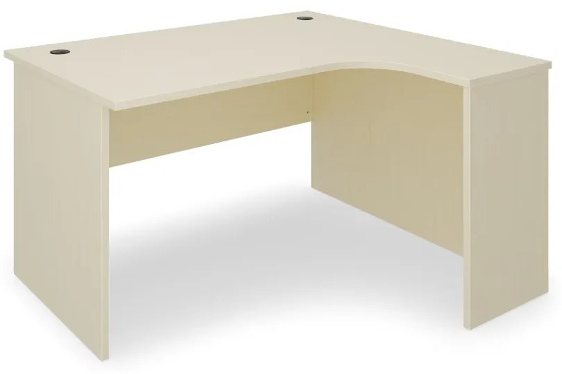 SimpleOffice ergonomikus asztal 140 x 120 cm, jobb, nyír