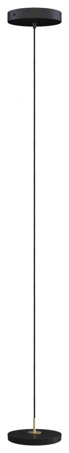 Fekete LED függőlámpa fém búrával ø 15 cm Asteria Micro – UMAGE